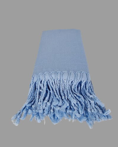 Echarpe Cashmere Bleu