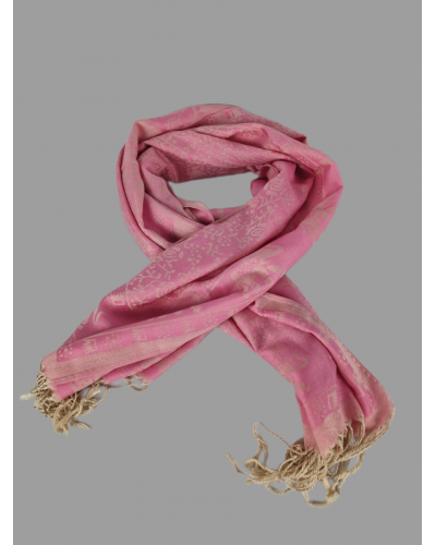 Echarpe classique rose