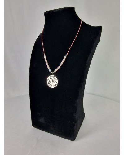 Collier Arbre de vie Rose