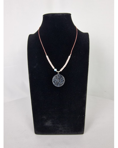 Collier Arbre de vie Rose